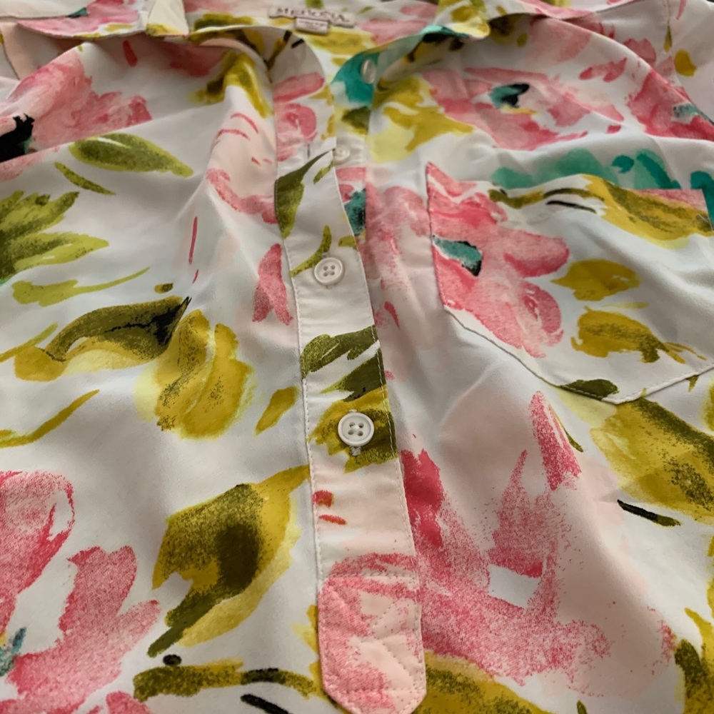 Never Worn Floral Long Sleeve Blouse